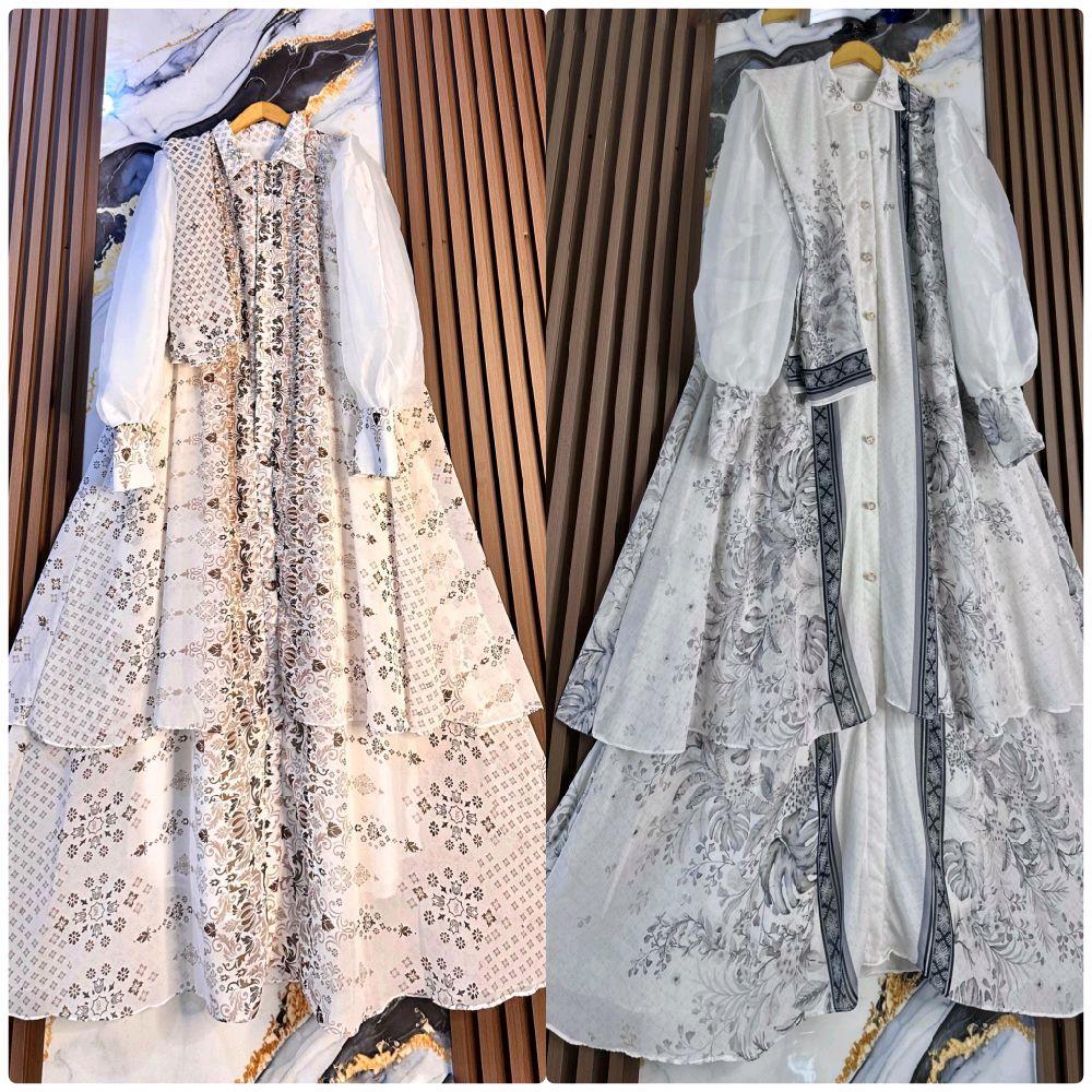 Jual RATTU GAMIS CERUTY ORGANZA BUSUI PESTA | Shopee Indonesia