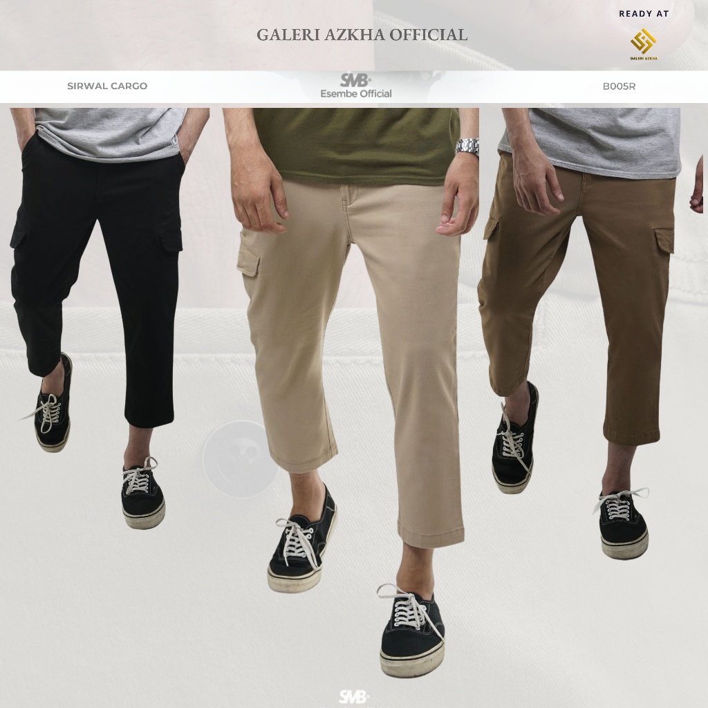 Jual Esembe Sirwal Cargo B005R & B005 Premium Quality Twill Strech ...
