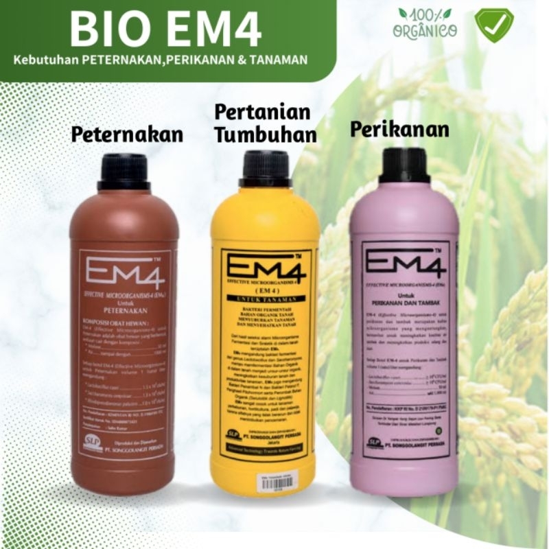 Jual Bio Probiotik Em4 Peternakan,Pertanian dan Perikanan (1 Liter ...