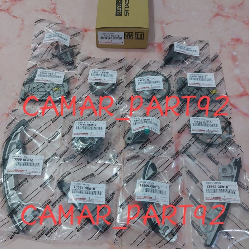 Jual RANTAI SET ASSY CHAIN TIMING SET KOMPLIT TOYOTA HILUX REVO/INOVA ...