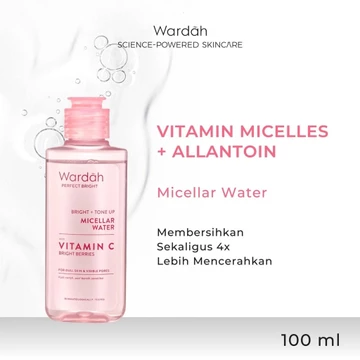 WARDAH Micellar Water All Series Perfect Bright Calm And Soothe Nature Daily Acnederm