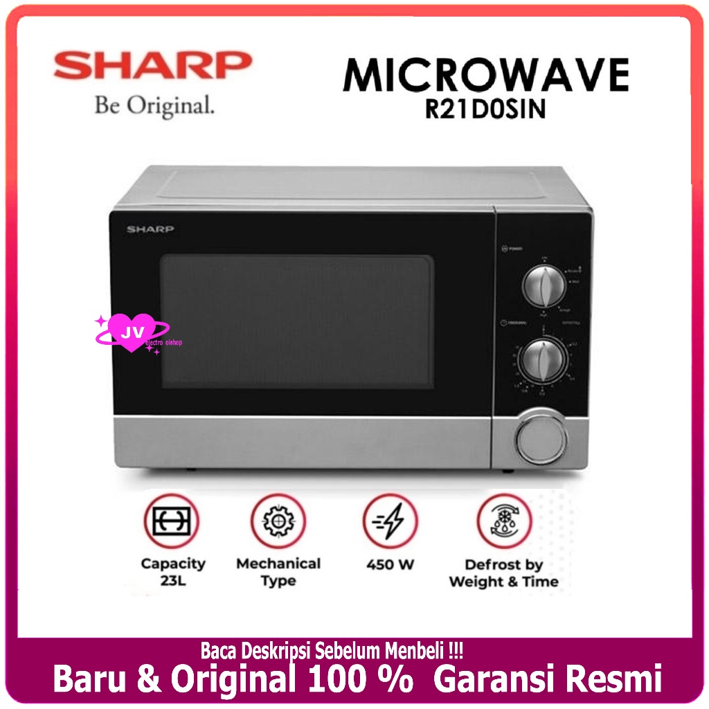 Jual Microwave SHARP R21DOSIN - 23L / SHARP R-21DO(S)IN Microwave Oven ...