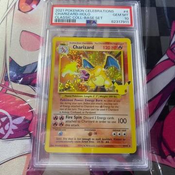 Jual Pokemon TCG EN English SWSH 25th Celebrations Charizard Holo PSA