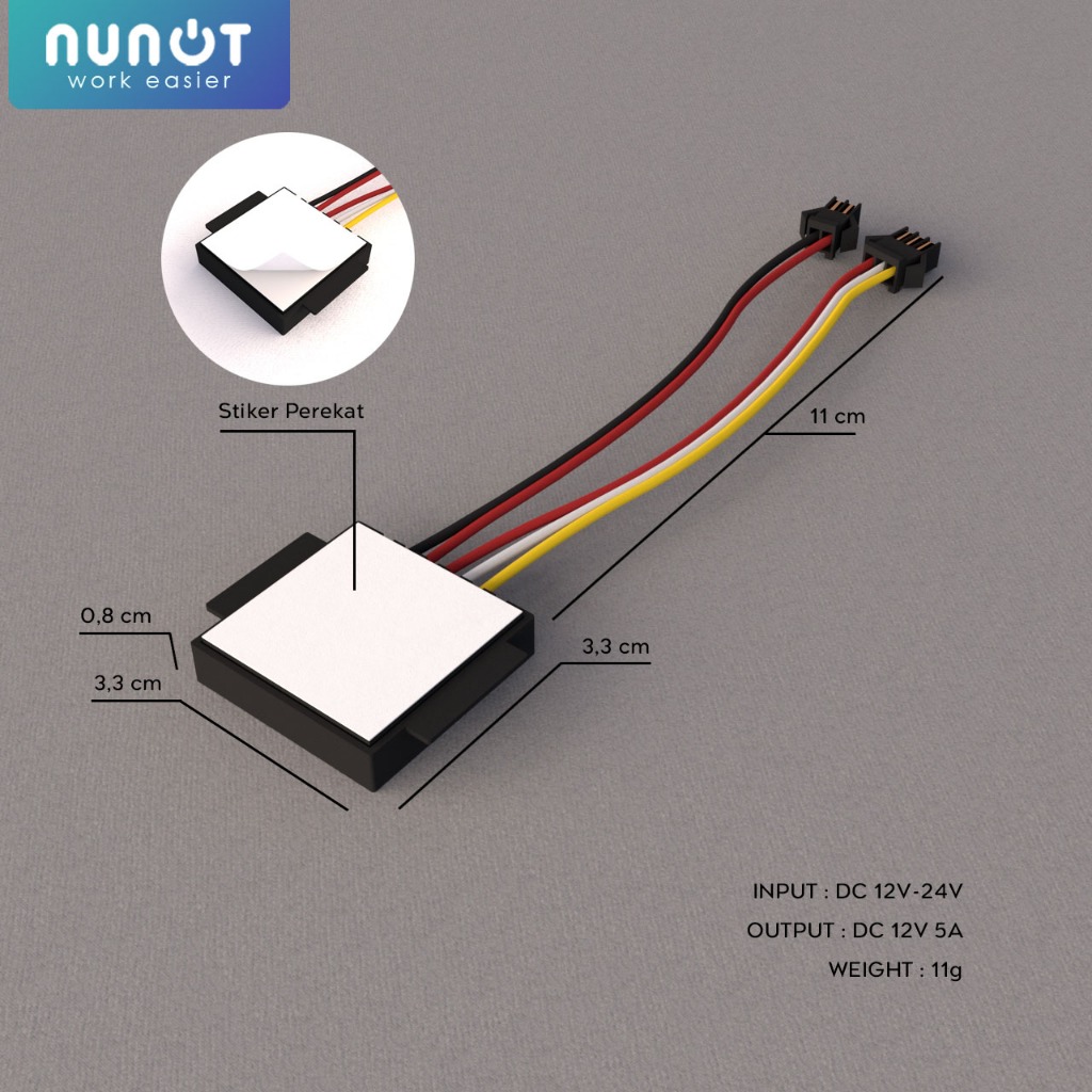 Jual Saklar Sensor Sentuh DC 12V 5A 60W Untuk Lampu LED Cermin Kamar ...