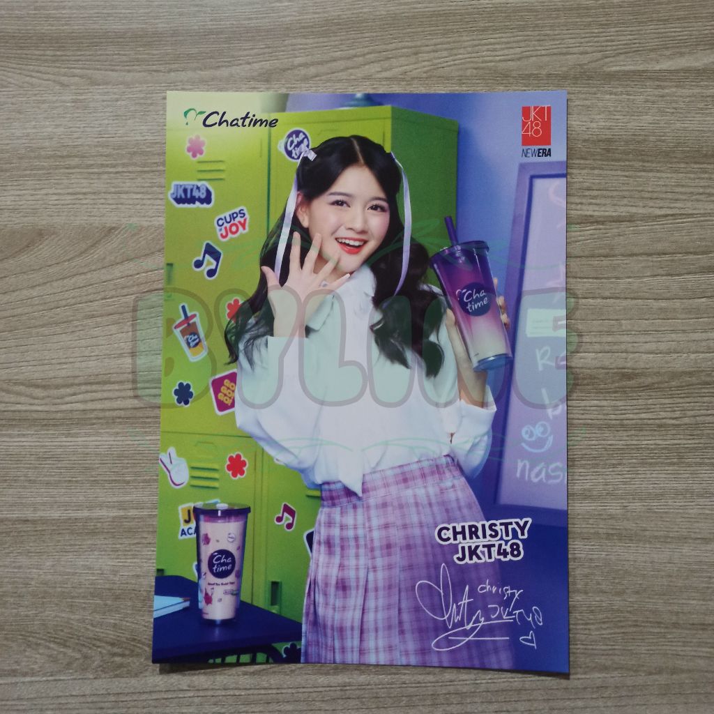 Jual Poster JKT48 x Chatime (Official) | Shopee Indonesia