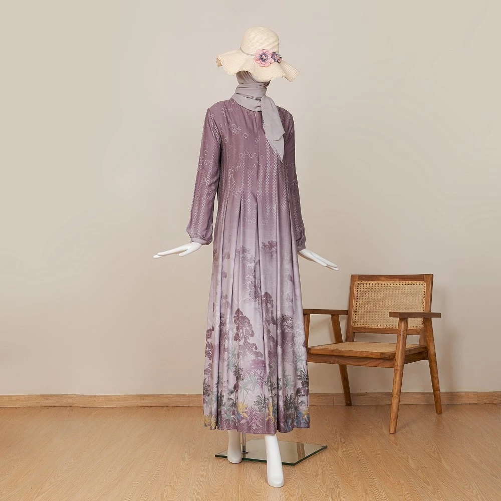 Gamis Busui Size S Le Khari Thania Gamis Premium Rayon Twill untuk berbagai aktivitas