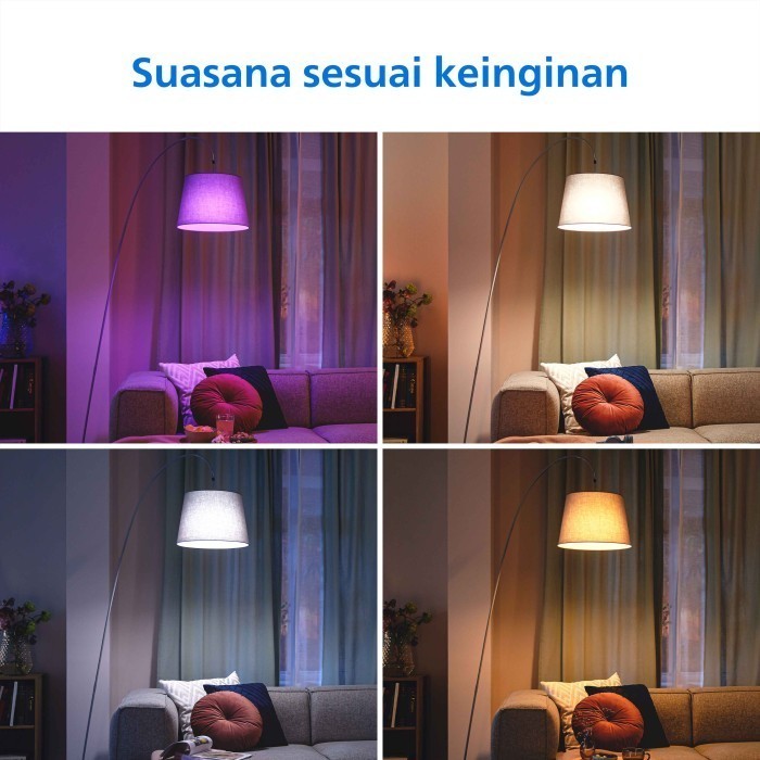 Jual Philips Lampu Smart WiFi LED Downlight 14W D150 Color RGB | Shopee ...