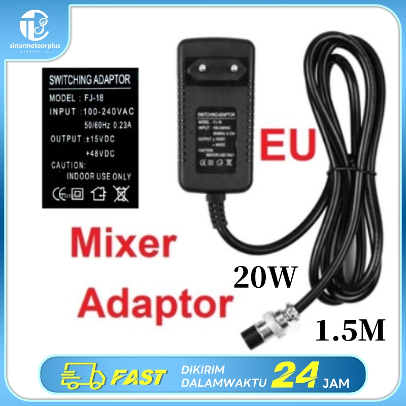 Jual Adaptor Mixer Switching Adapter Mixer 4 Pin 4 Lubang Konektor ...