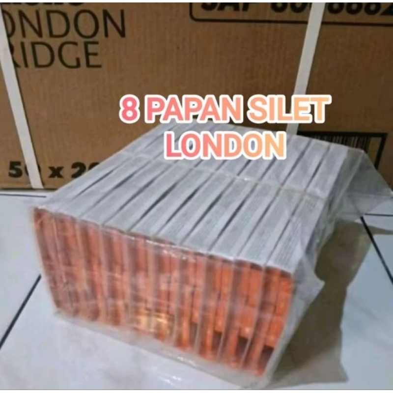 Jual Silet London bridge Gillette Original tajam grosir 8 papan razor ...