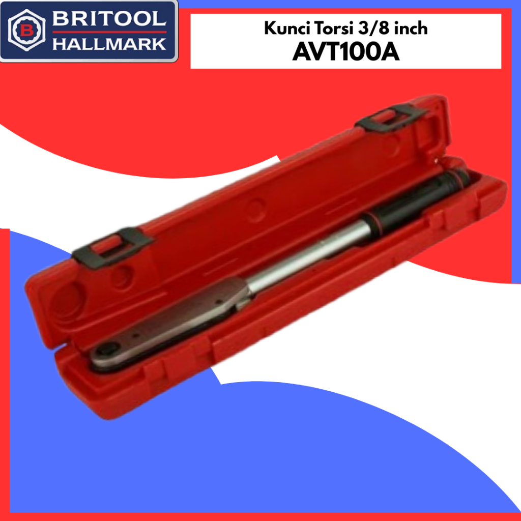 Jual Kunci torsi 3/8inch BRITOOL AVT100A kunci torque wrench AVT100 ...