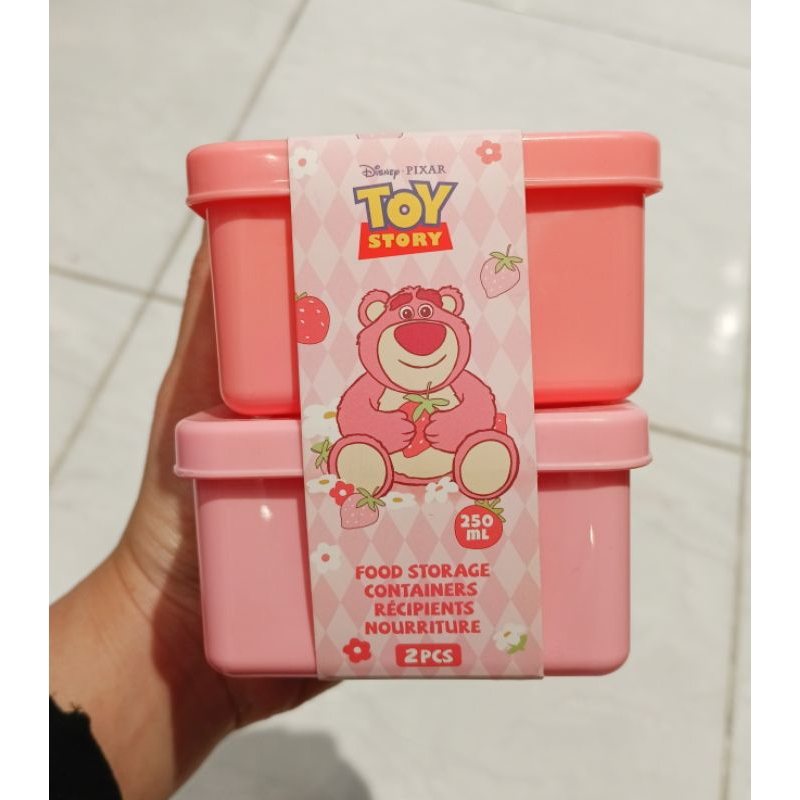 Jual MINISO Storage Containers 2 pcs Lotso/ Tempat Penyimpanan Makanan ...