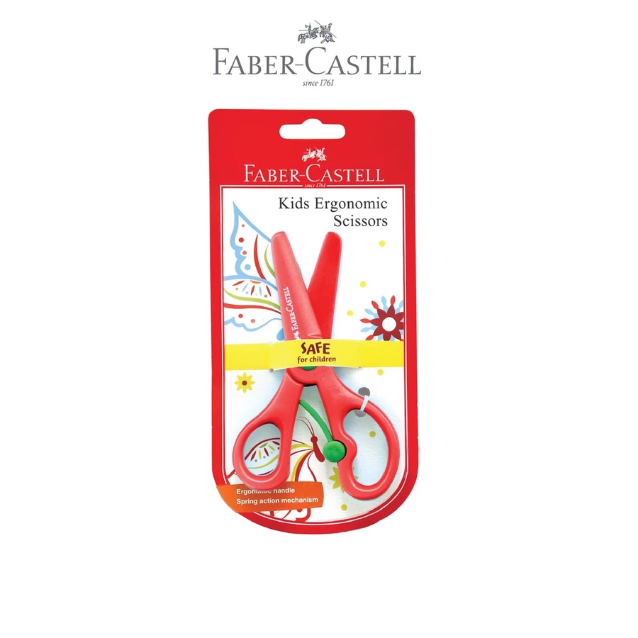 Jual Faber-Castell Kids Ergonomic Scissors ( Gunting Anak ) | Shopee ...