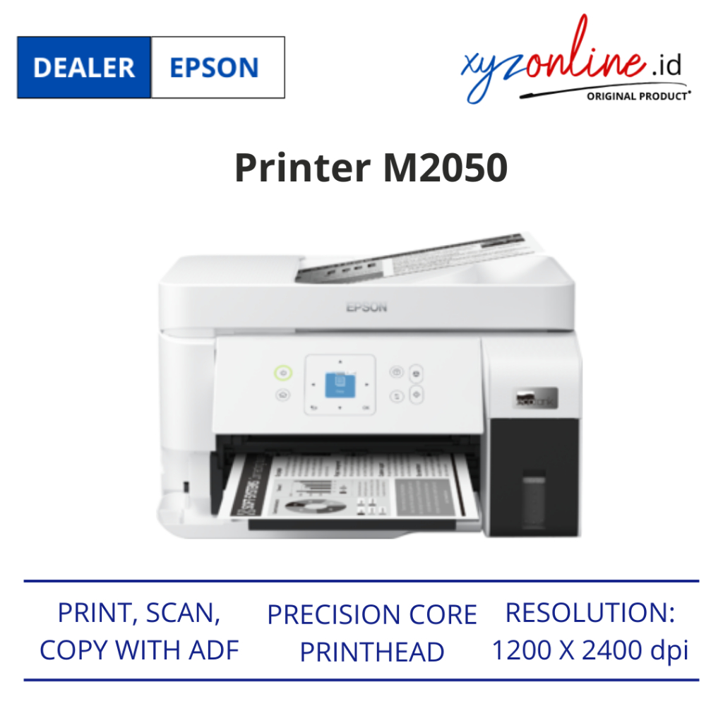 Jual Printer Epson M2050 M 2050 M-2050 EcoTank Monochrome Print Scan ...