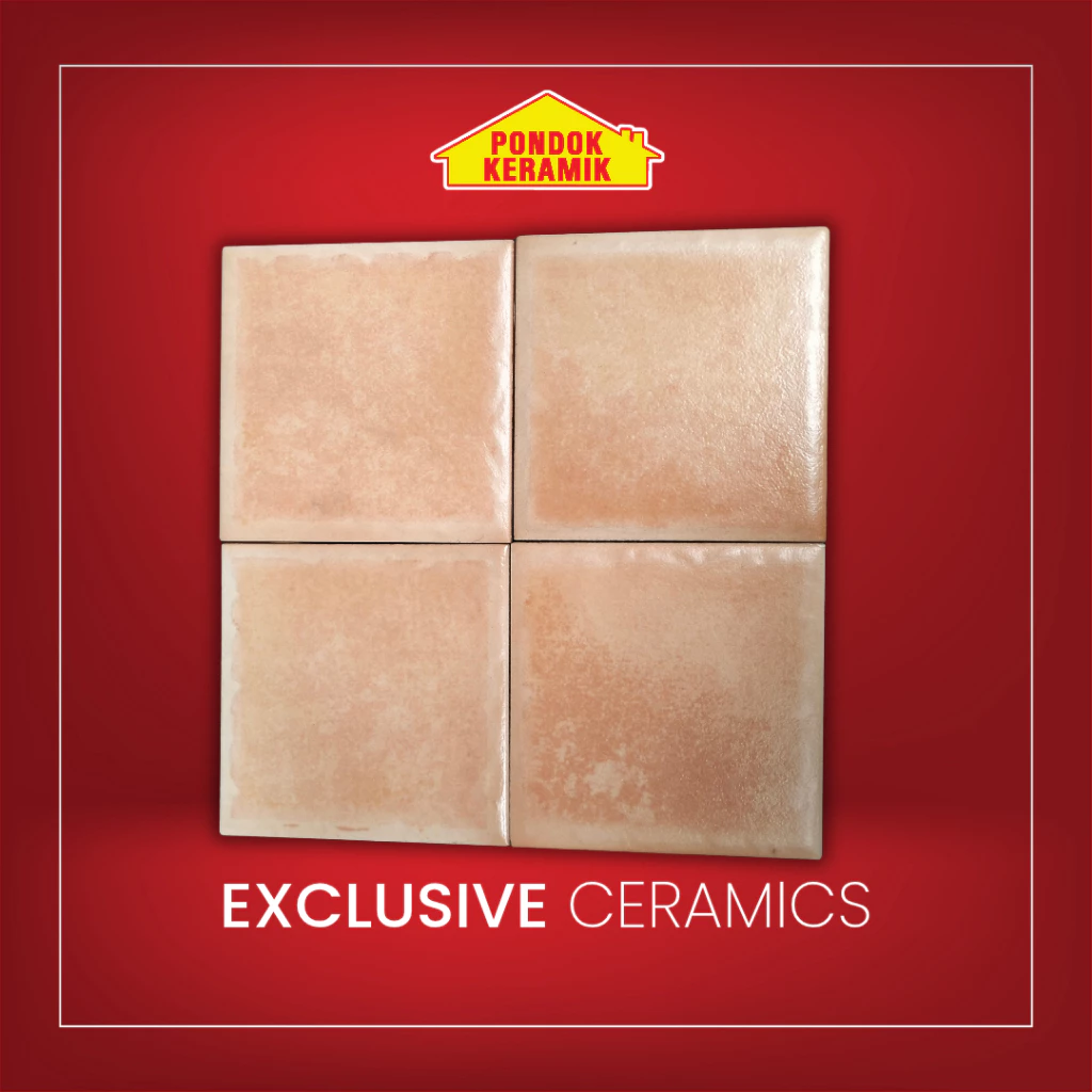 Keramik 10x10 / Keramik 10 X 10 Exclusive Ceramic Toscana Maroon (1,2)