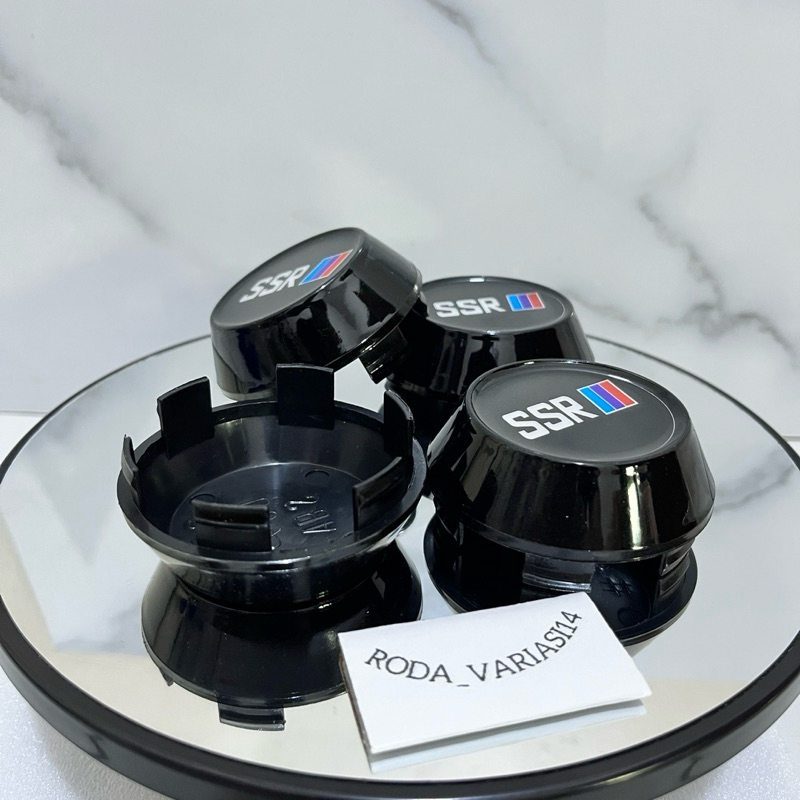 Jual Tutup Dop Velg SSR Kerucut hitam ukuran 6,5cm | Shopee Indonesia