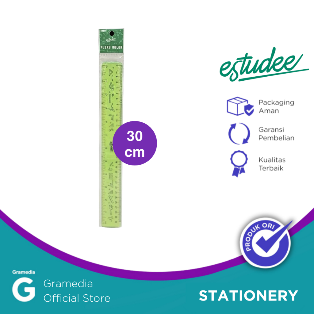 Jual Estudee Flexy Ruler 30 Cm | Shopee Indonesia