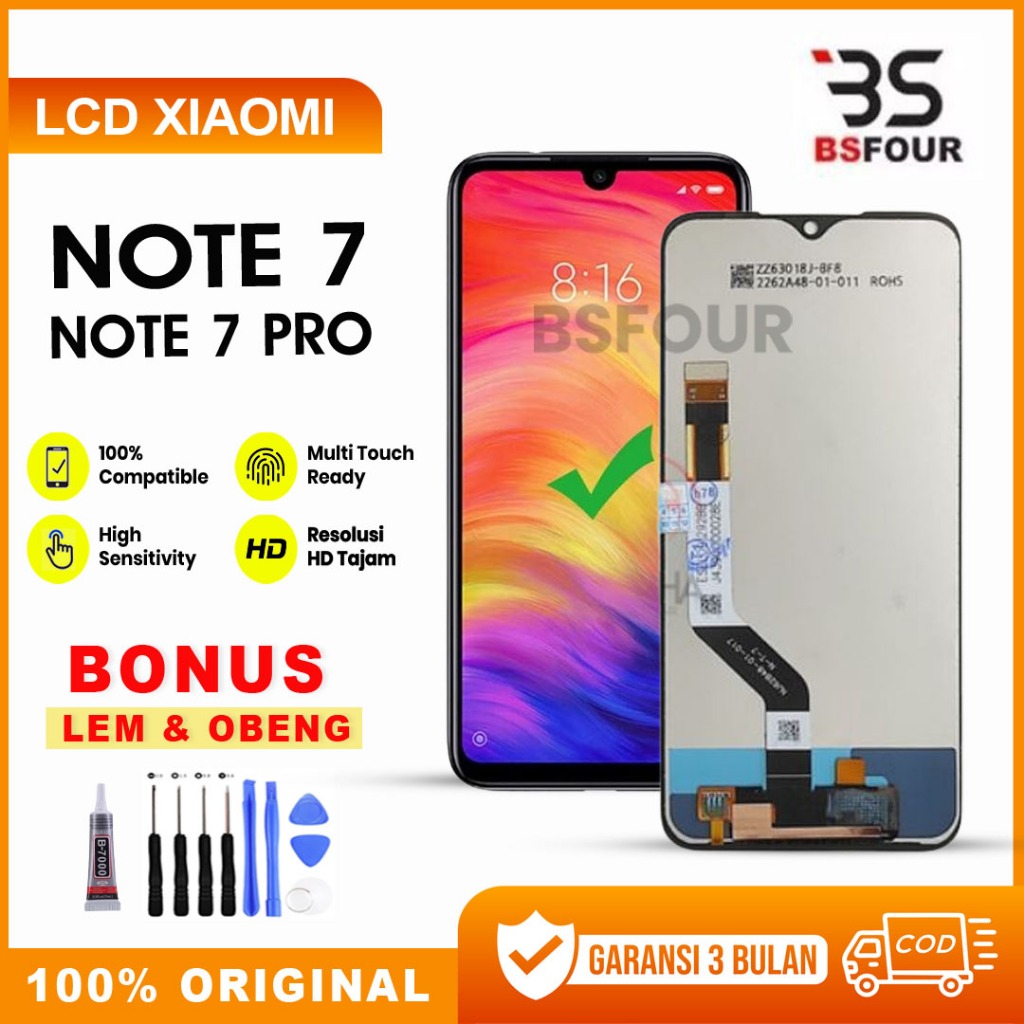 Jual LCD XIAOMI REDMI NOTE 7 / NOTE 7 PRO FULLSET TOUCHSCREEN | Shopee ...