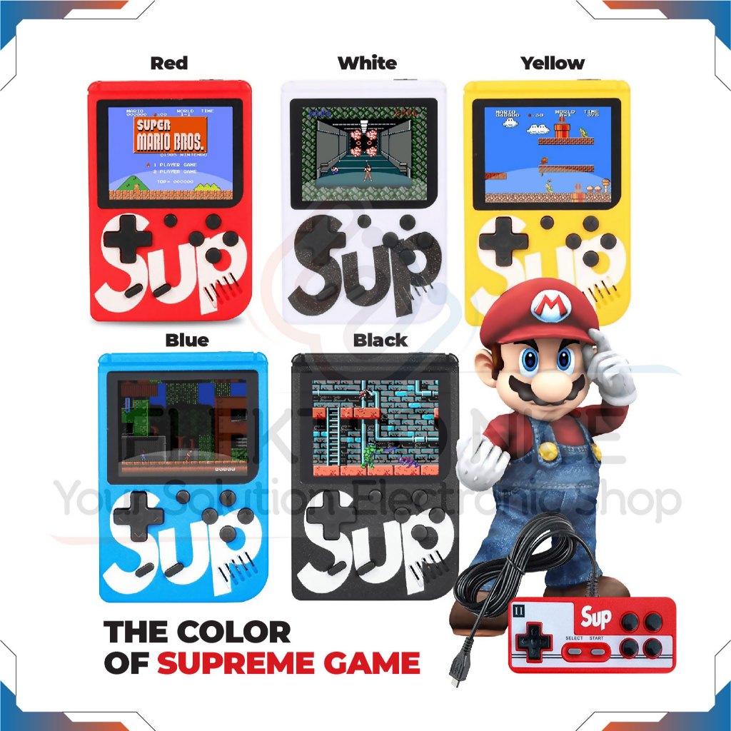 Jual Gameboy Supreme isi 400 game Nintendo Retro Console Gamebot Gimbot ...