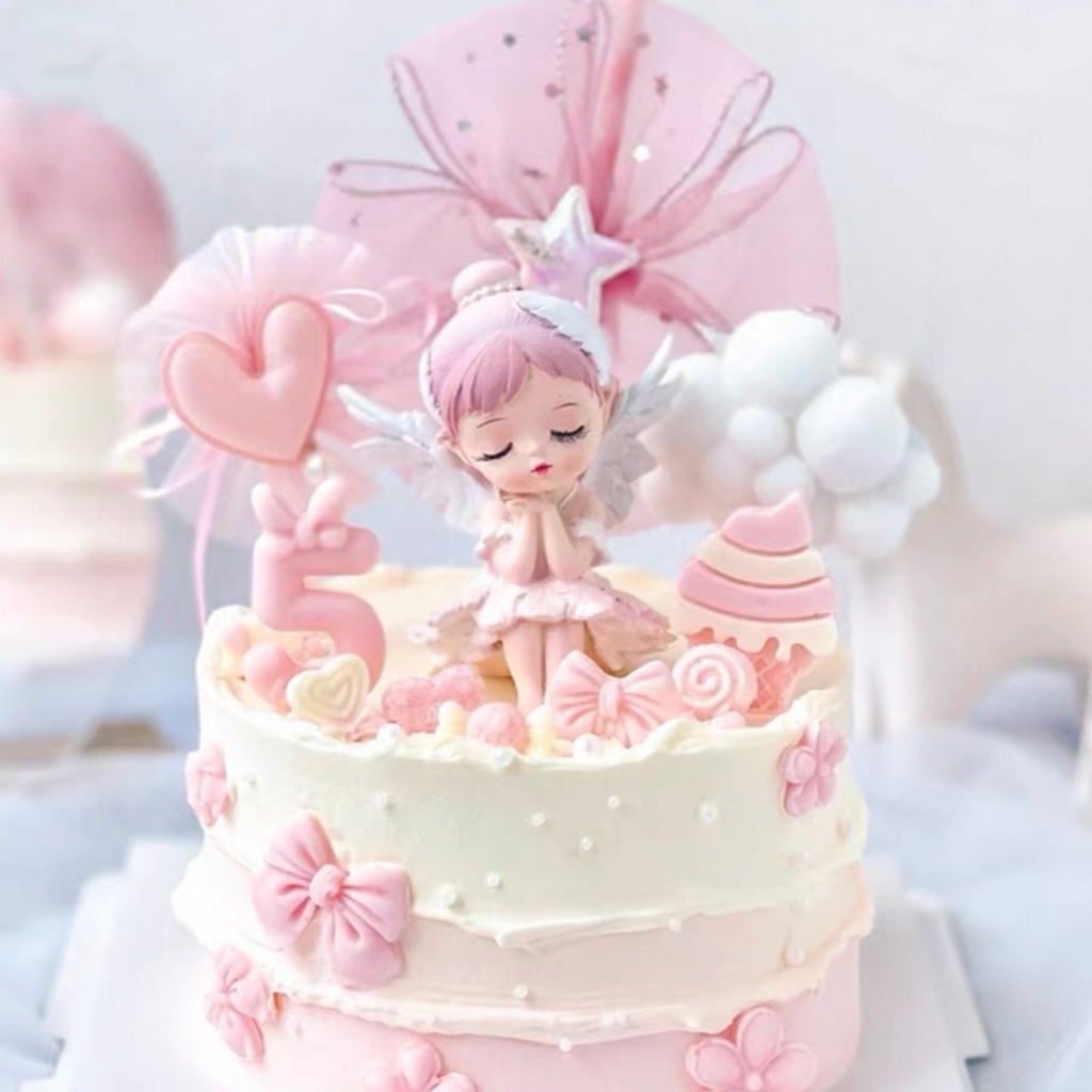 Jual AKSESORIS KUE ULANG TAHUN tema peri fairy kue ulang tahun anak ...