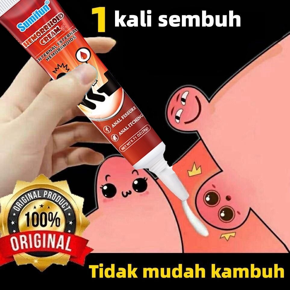 Obat Salep saleb Krim Cream Wasir Ambeien Ambeyen Ambien sumifun 100% Original Herbal Ampuh | Hemorrhoid Cream | Wasir salep wasir ampuh|Aman tanpa efek samping | bekerja cepat