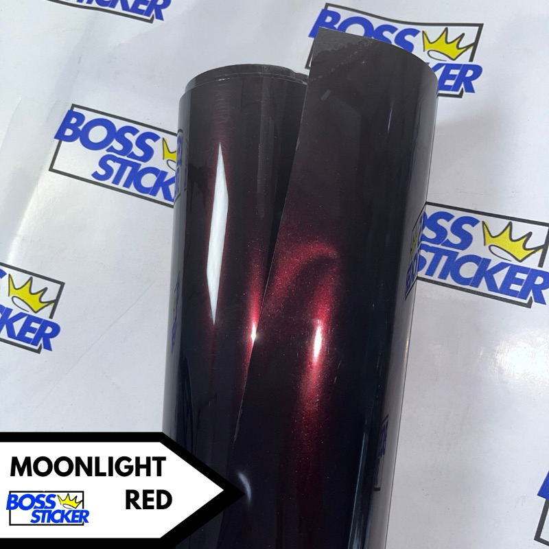 Jual Sticker Moonlight Red - Stiker Hitam Lembayung Merah - Skotlet ...