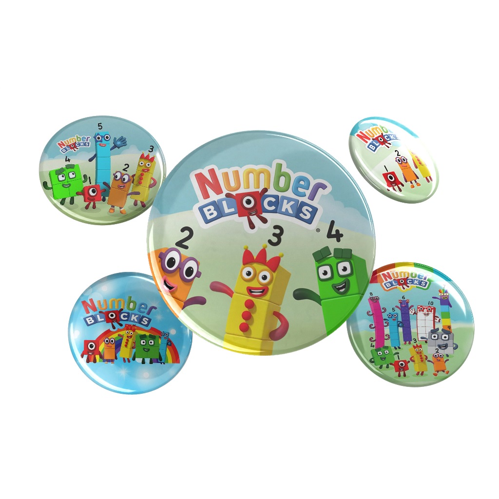 Jual Number Blocks - Pin Gantungan Kunci Magnet Tempelan Kulkas Mainan ...