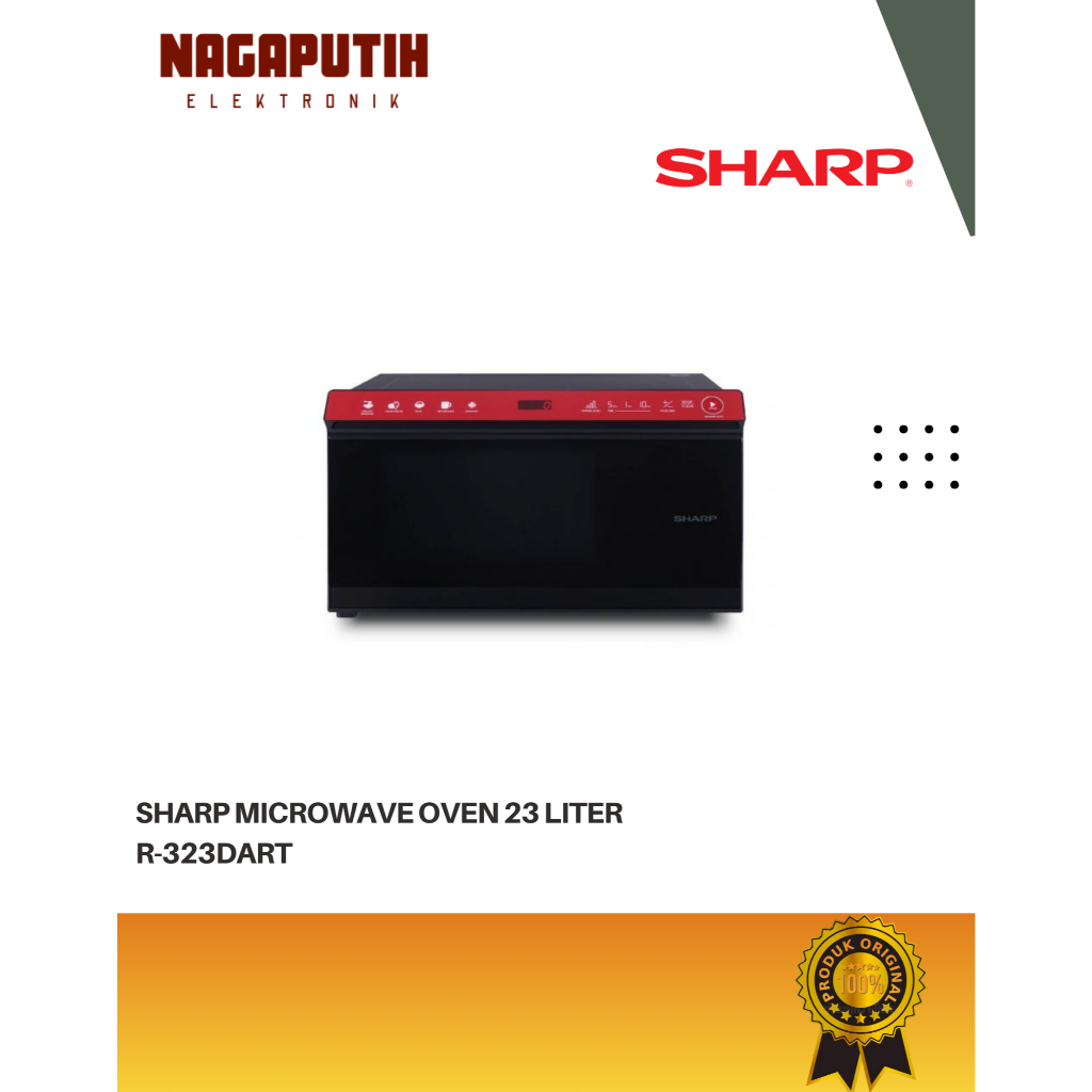 Jual Sharp Microwave Oven R-323DART Countertop 23 Liter Garansi ...