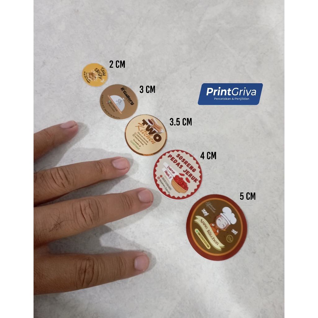 Jual [BANJARMASIN] CETAK STIKER STICKER CUTTING A3+ UNTUK KEMASAN LABEL ...