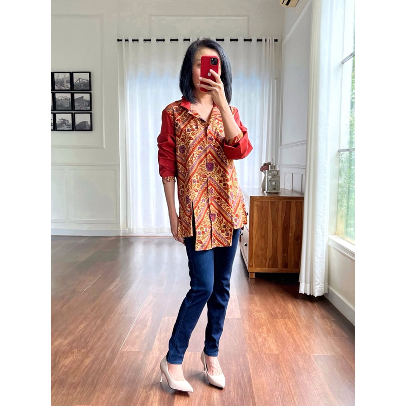 Jual Batik Queen | Dara Batik Shirt | Shopee Indonesia