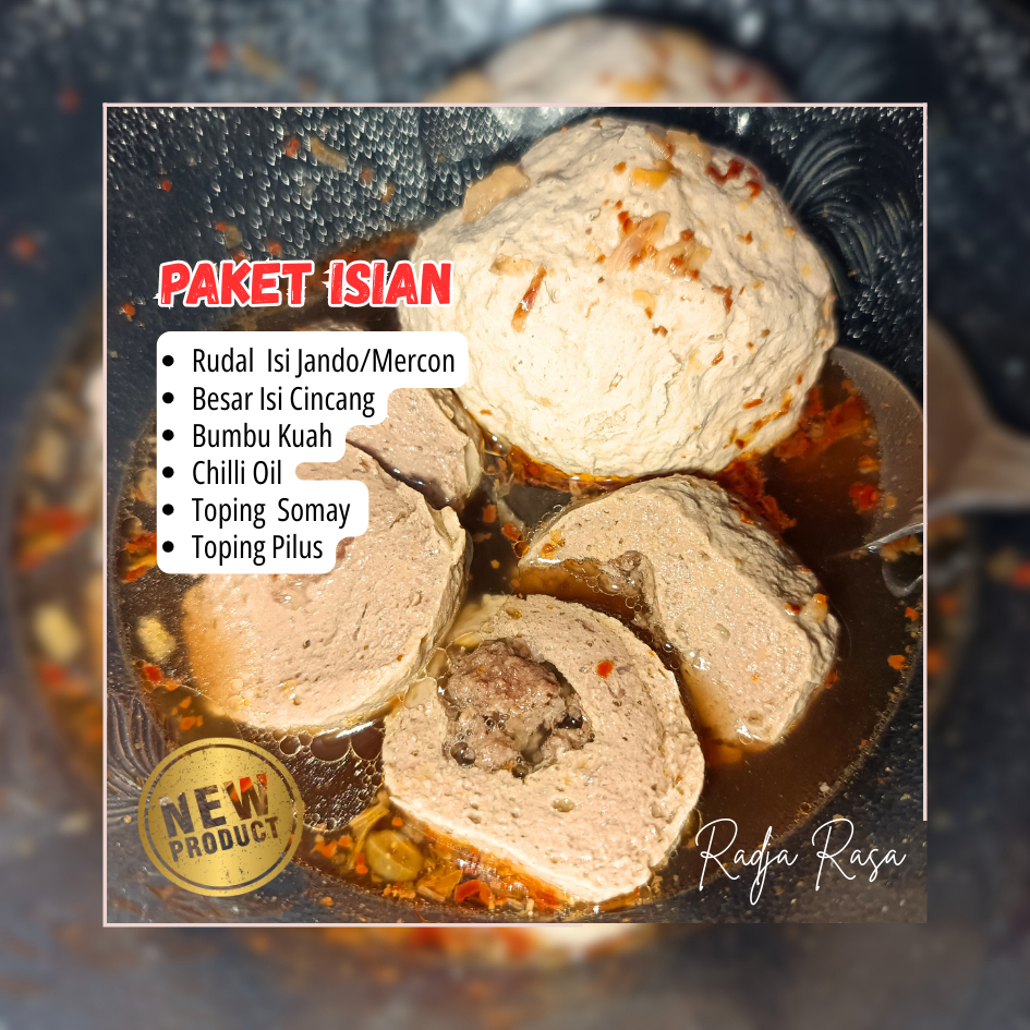 Jual Paket Lengkap Bakso Ikan Varian Rudal + Besar Cincang + Bumbu ...