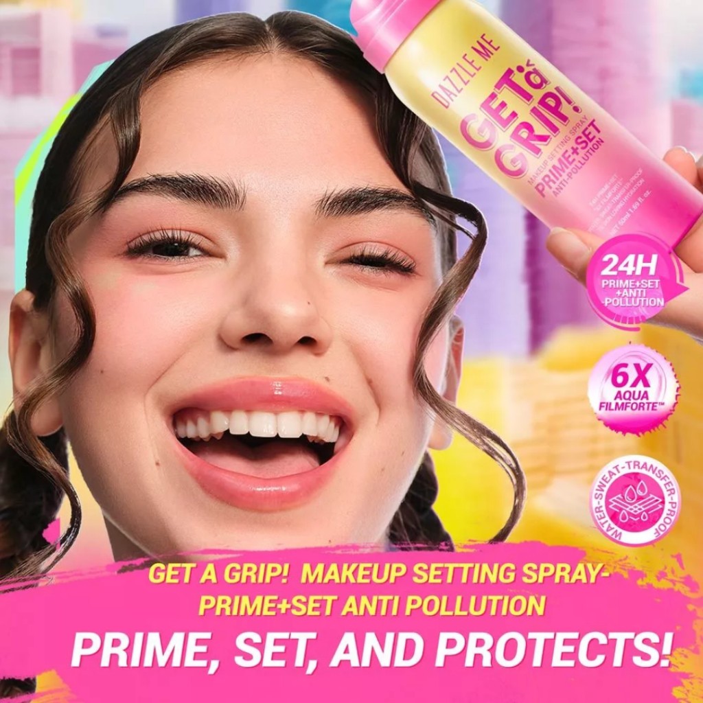 Jual KG Dazzle Me Get A Grip Makeup Setting Spray Prime + Set Anti ...