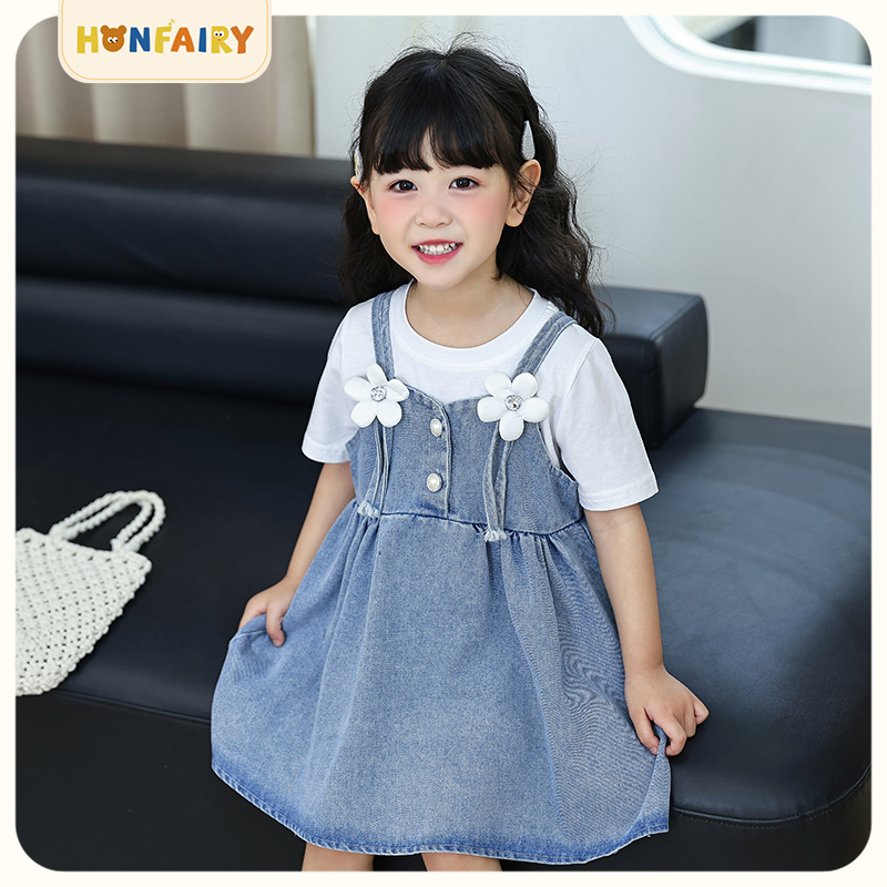 Jual Setelan Baju Anak Perempuan OOTD Dress Anak Perempuan Oneset