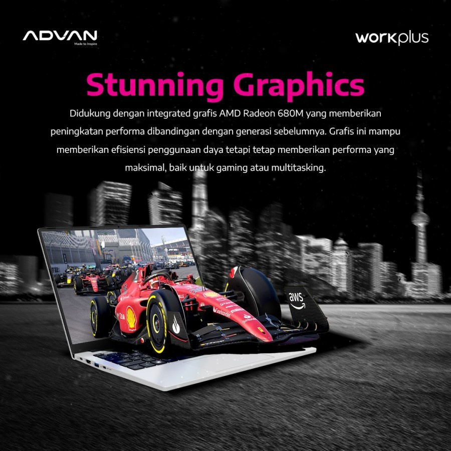 Jual Advan Workplus x Darbotz / POLOS AMD Ryzen 7 R7 7735HS ram 16GB ...