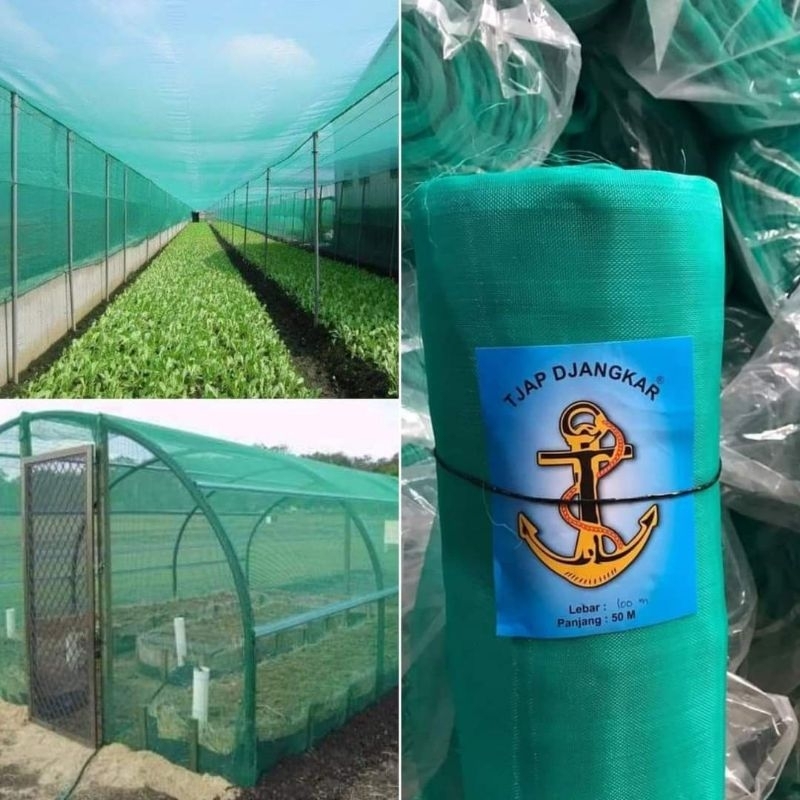 Jual Waring | Kasa insectnet hijau | insecnet putih 1 roll panjang 50 ...