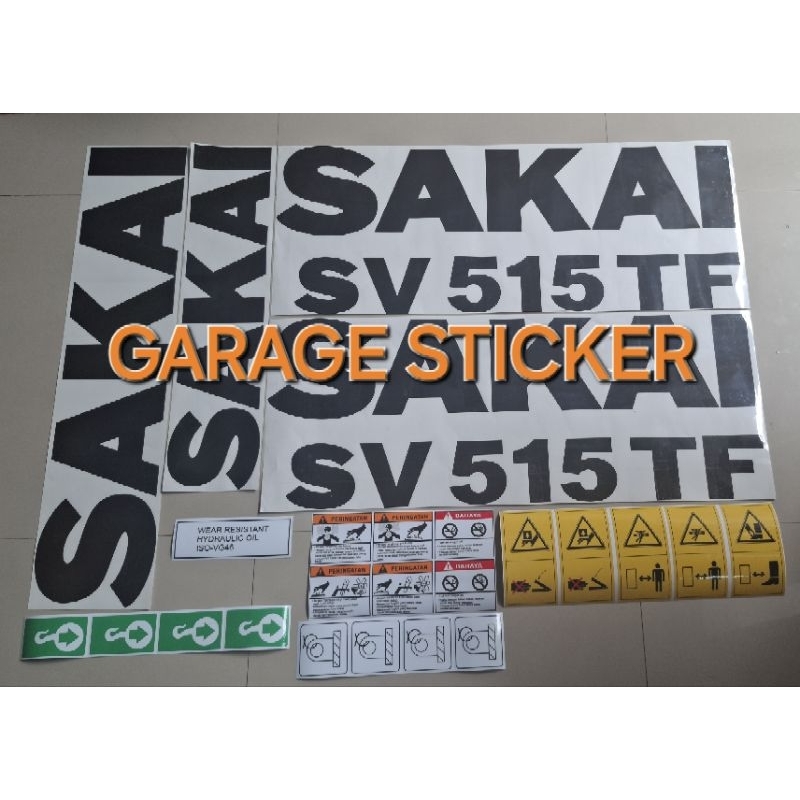 Jual STICKER COMPEKTOR SAKAI SV 515 TF | Shopee Indonesia