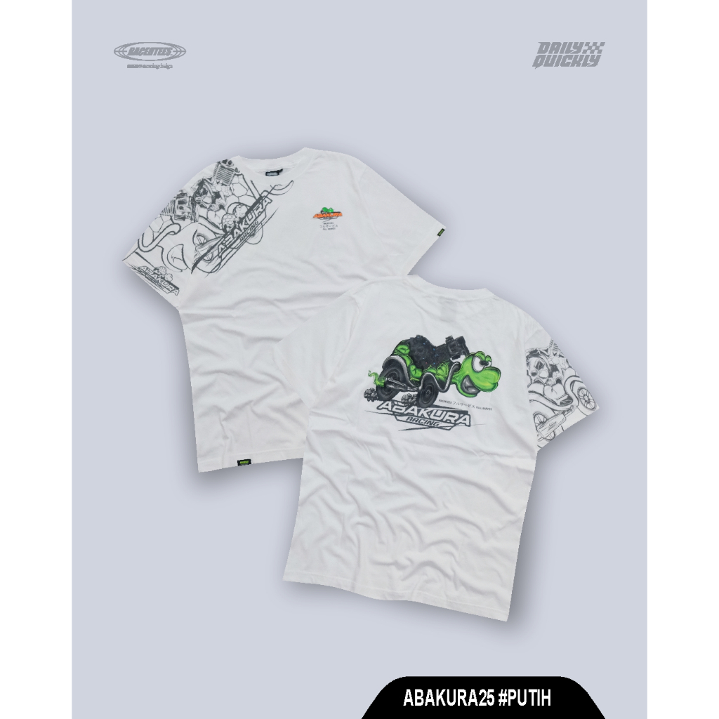 Jual Kaos RACERTEES x Abakura Racing #2025 - Terbaru | Shopee Indonesia