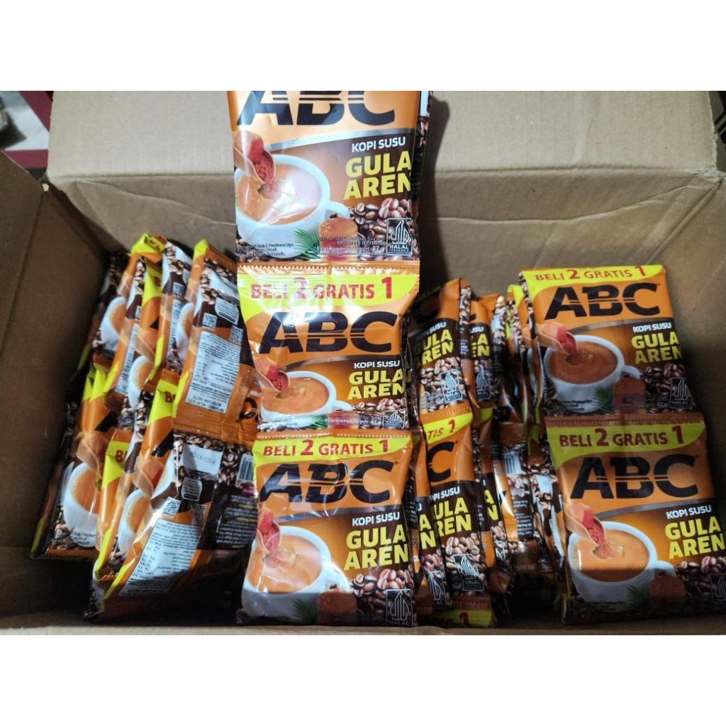 Jual Kopi ABC Gula Aren 1 renteng 15 pcs | Shopee Indonesia