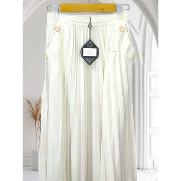 Rok Plisket Rok Plisket Premium Rok Rania Plisket Premium Rok Plisket Variasi Saku Kancing