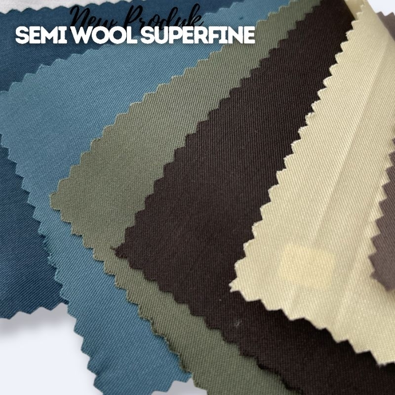 Jual Kain Semi Wool Superfine | Bahan Wool Halus Lembut Untuk Setelan ...