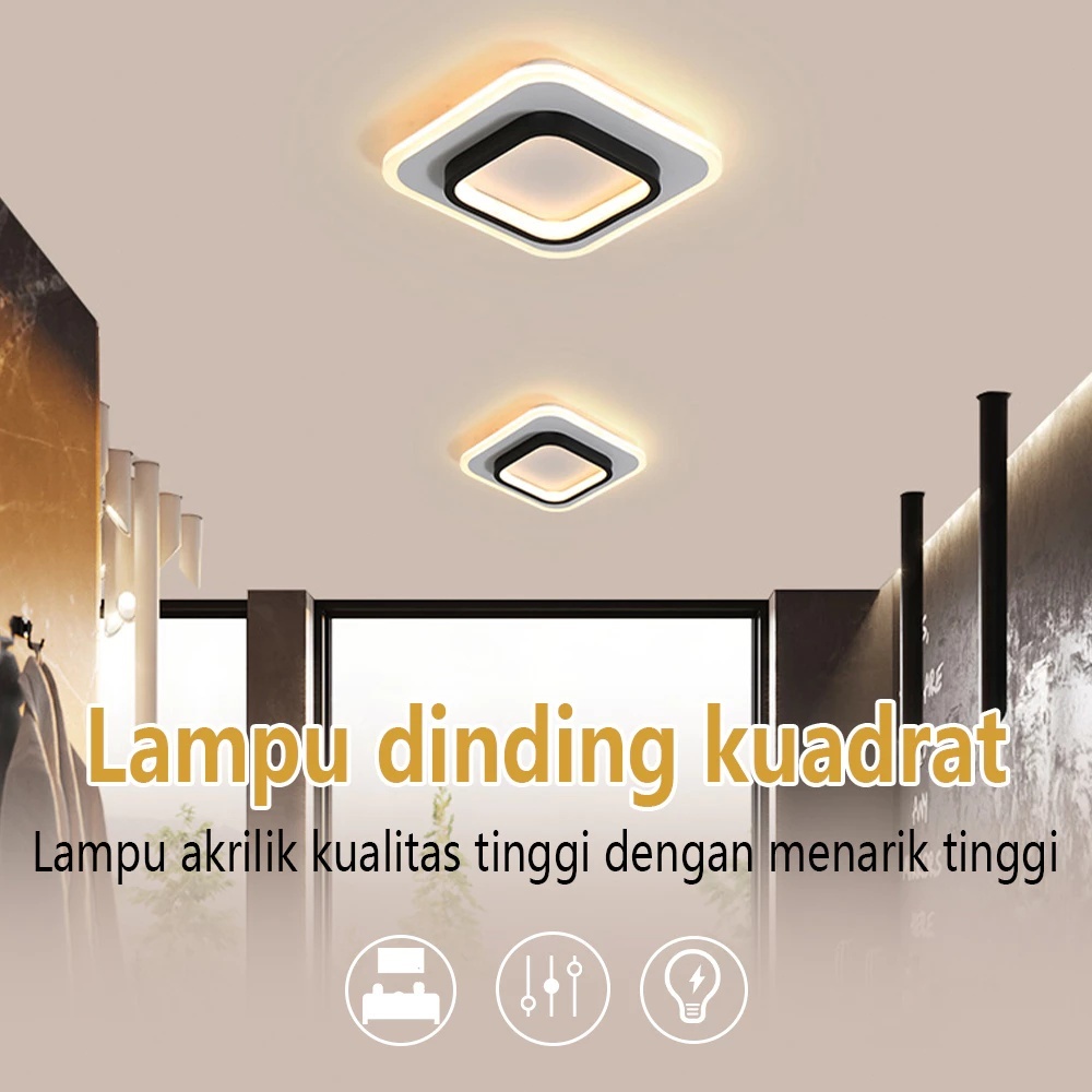 Jual 3 Warna Lampu Plafon LED Lampu Hias Rumah Ruang Tamu Kamar ...