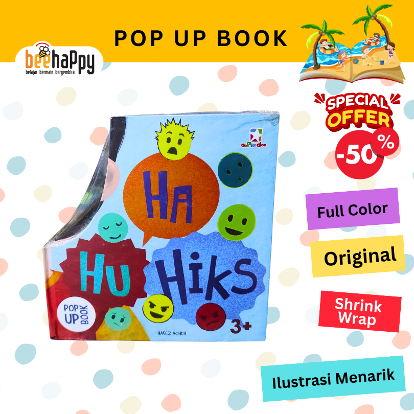 Jual Pop Up Book Buku Pop Up Anak HU HA HIKS | Shopee Indonesia