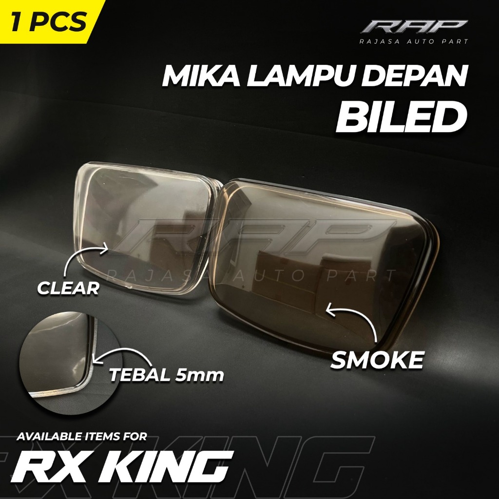 Jual MIKA LAMPU DEPAN RX KING NEW POLOS CEMBUNG/MIKA LAMPU BILED RX ...