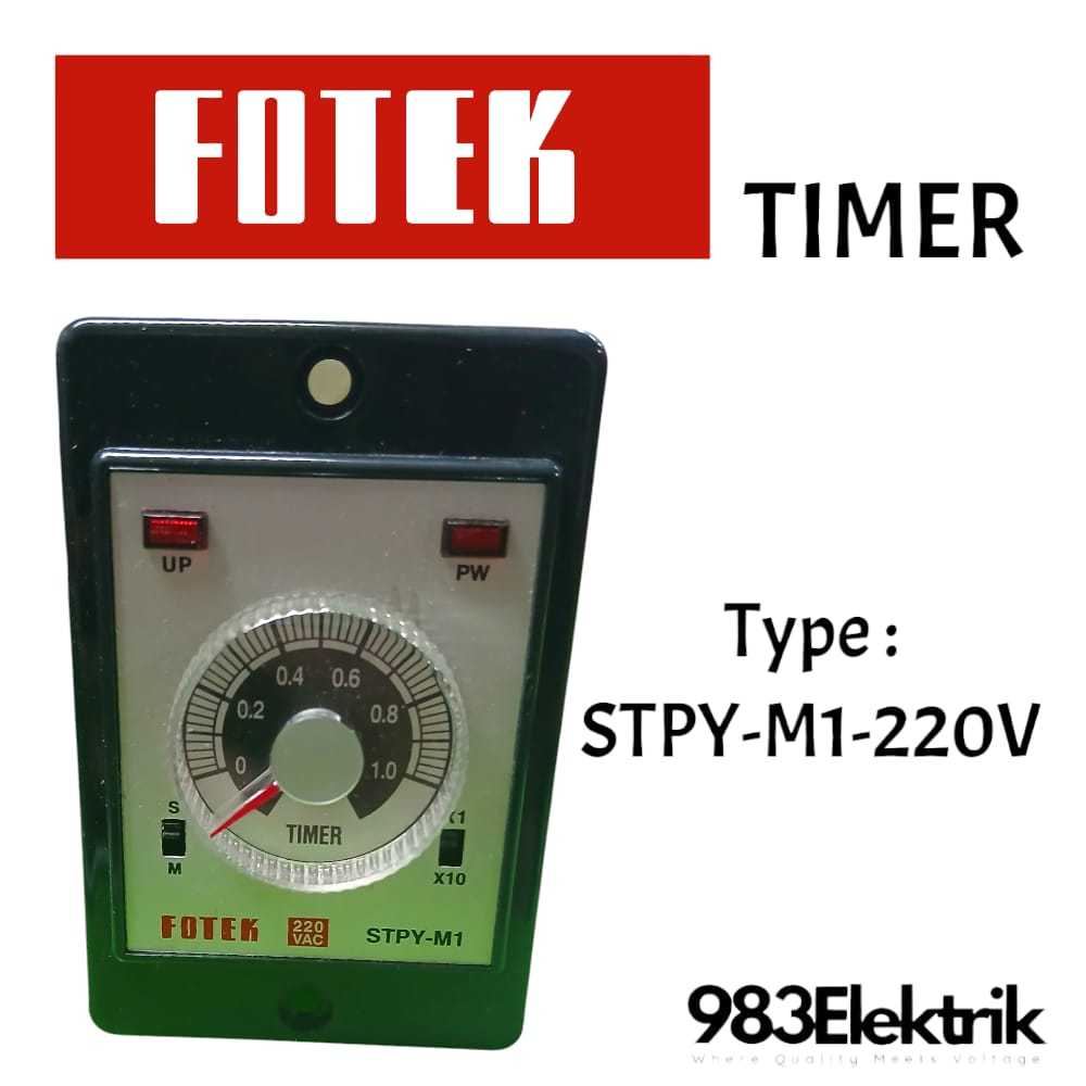 Jual Fotek STPY-M1-220V Timer fotek | Shopee Indonesia