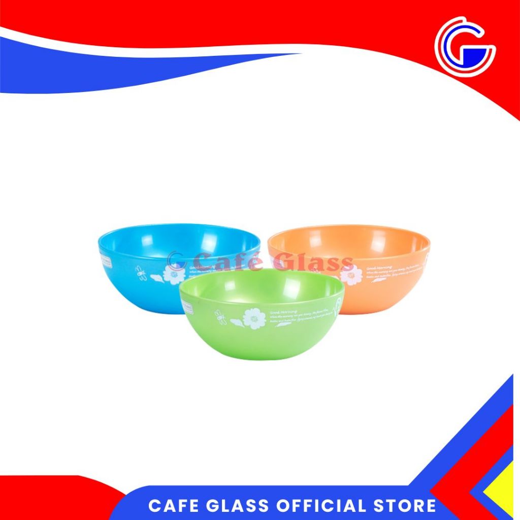 Mangkok Kuah Lion Star - Mangkok Plastik Ruby 450Ml - Mw-17