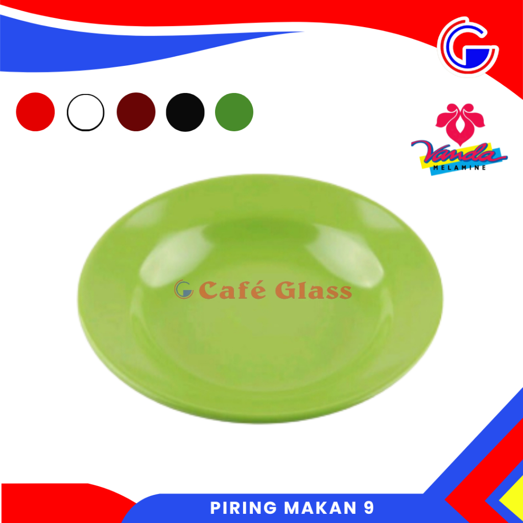 Piring Makan Melamin - Piring Makan 9 Vanda Maspion
