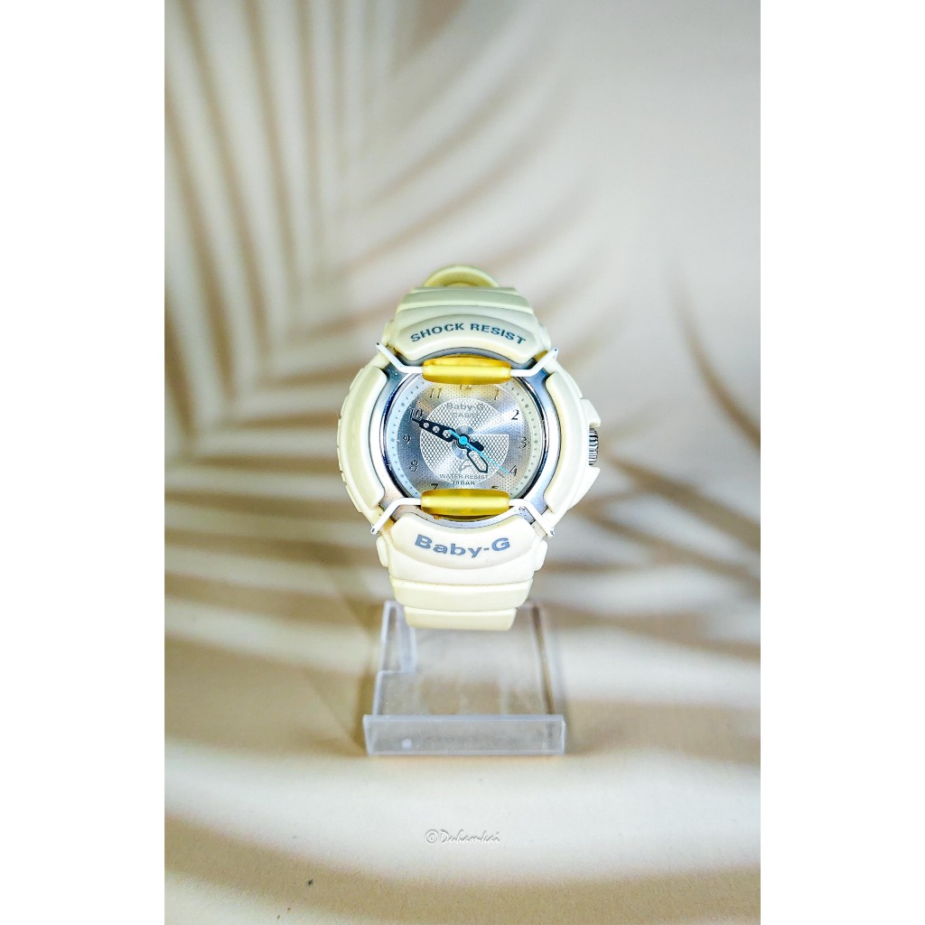 Jual Casio Baby G Shock Vintage Cream Beige Quartz Analog Original ...
