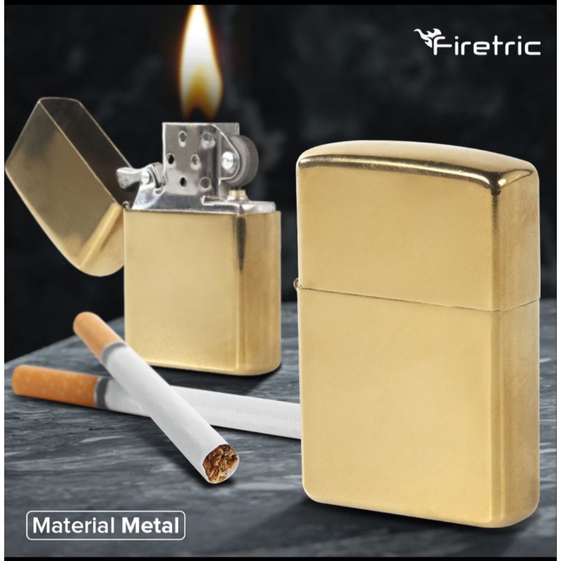 Jual Firetric korek api minyak tanah model legendaris jadul | Shopee ...