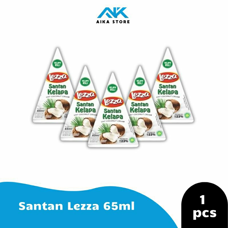 Jual Santan Lezza 65 ml Santan Kelapa Instan Santan Cair | Shopee Indonesia