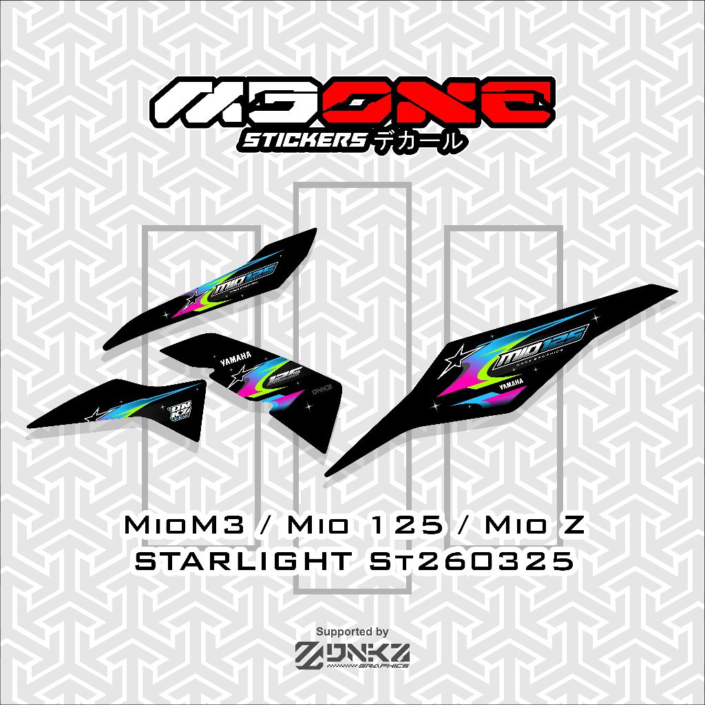 Jual Stiker Mio M3 Decal Striping Mio M3 / Mio Z / Mio 125 Stiker ...