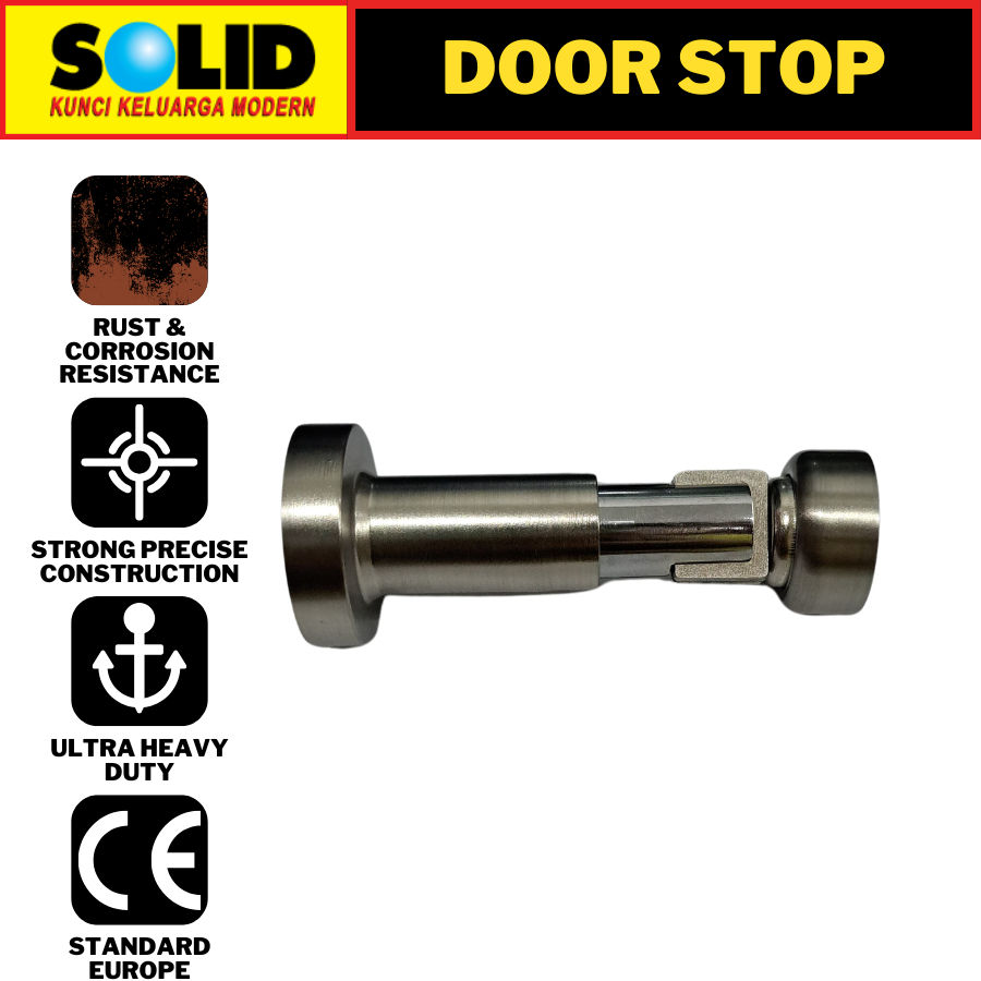 Jual SOLID DOOR STOP STP 646 STAINLESS STEEL SOLID DOOR STOPPER PINTU ...
